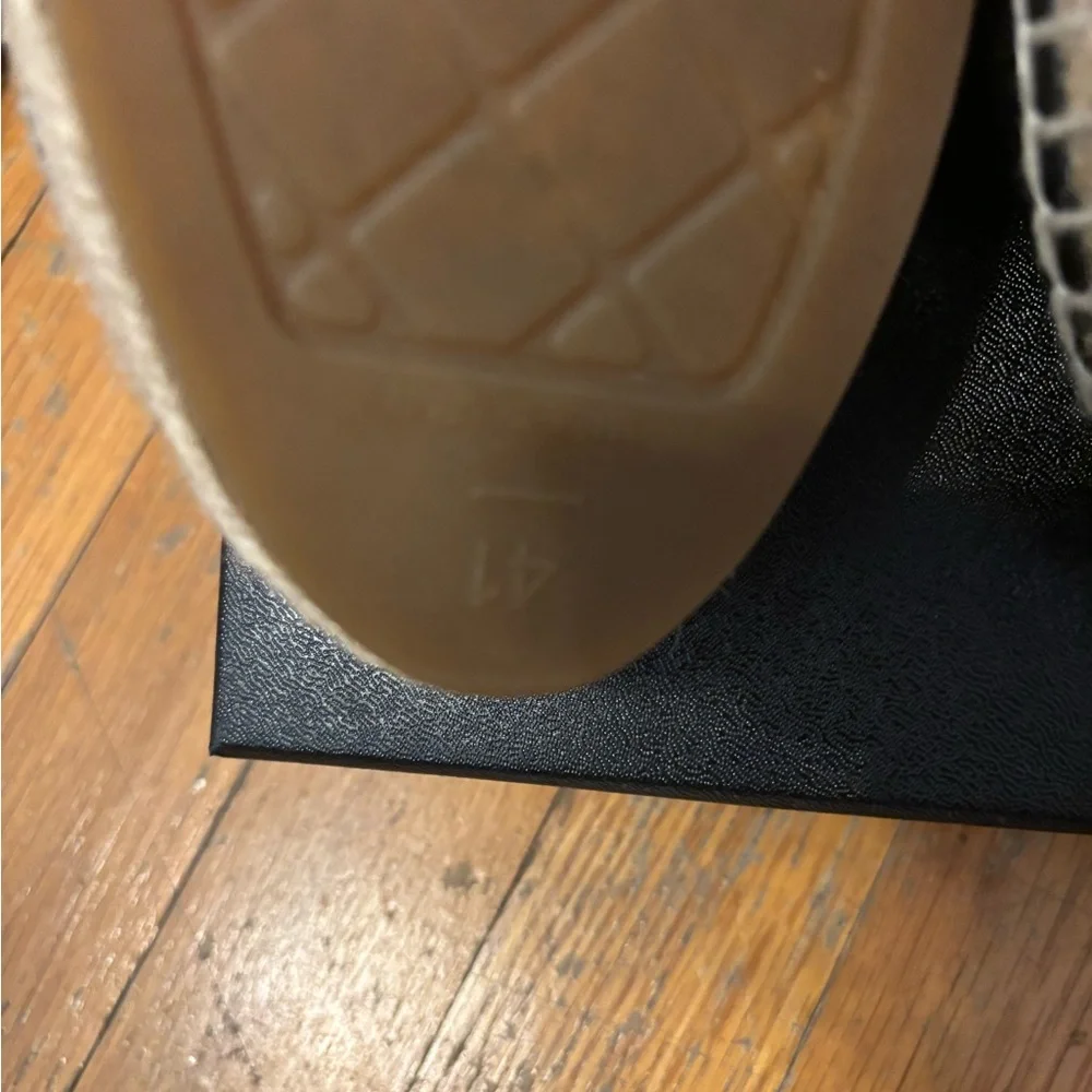 Authentic Lambskin CC Espadrilles 41 Black - Picture 9 of 13